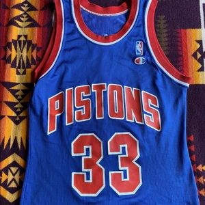 Champion Detroit Pistons jersey #33 Grant Hill